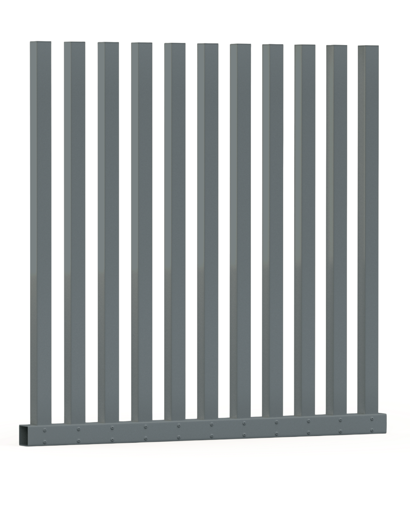VirtklPost - Rectangular Tubular Pool Fence System - Full Width (2088mm)