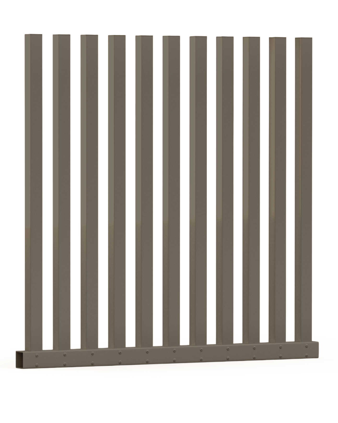 VirtklPost - Rectangular Tubular Pool Fence System - Full Width (2088mm)