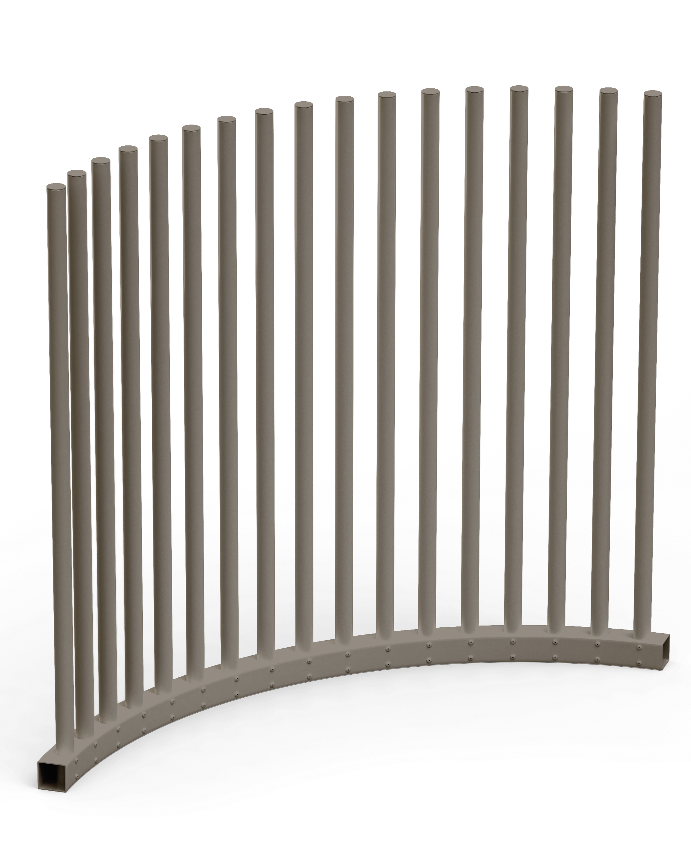 VirtklPole - DIY Circular Pole Pool Fence - Curved