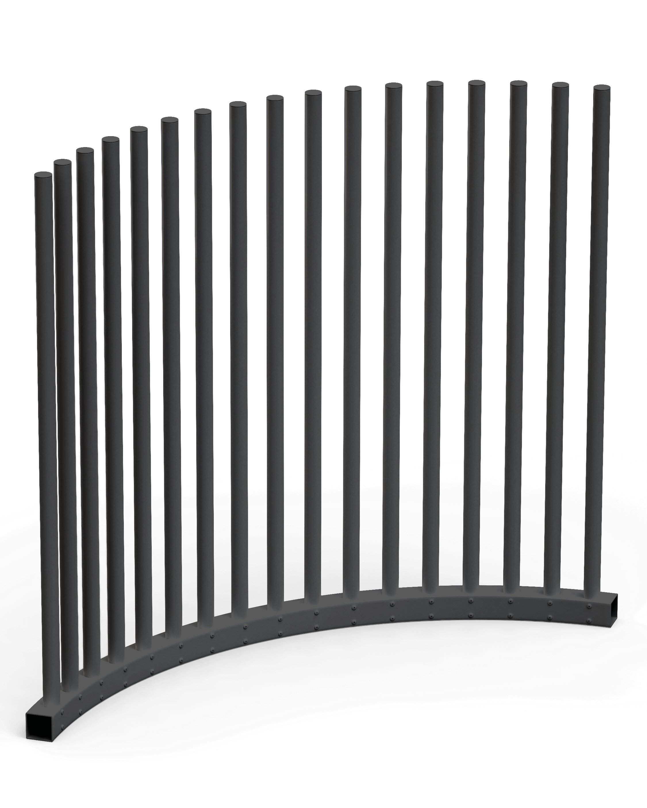 VirtklPole - DIY Circular Pole Pool Fence - Curved
