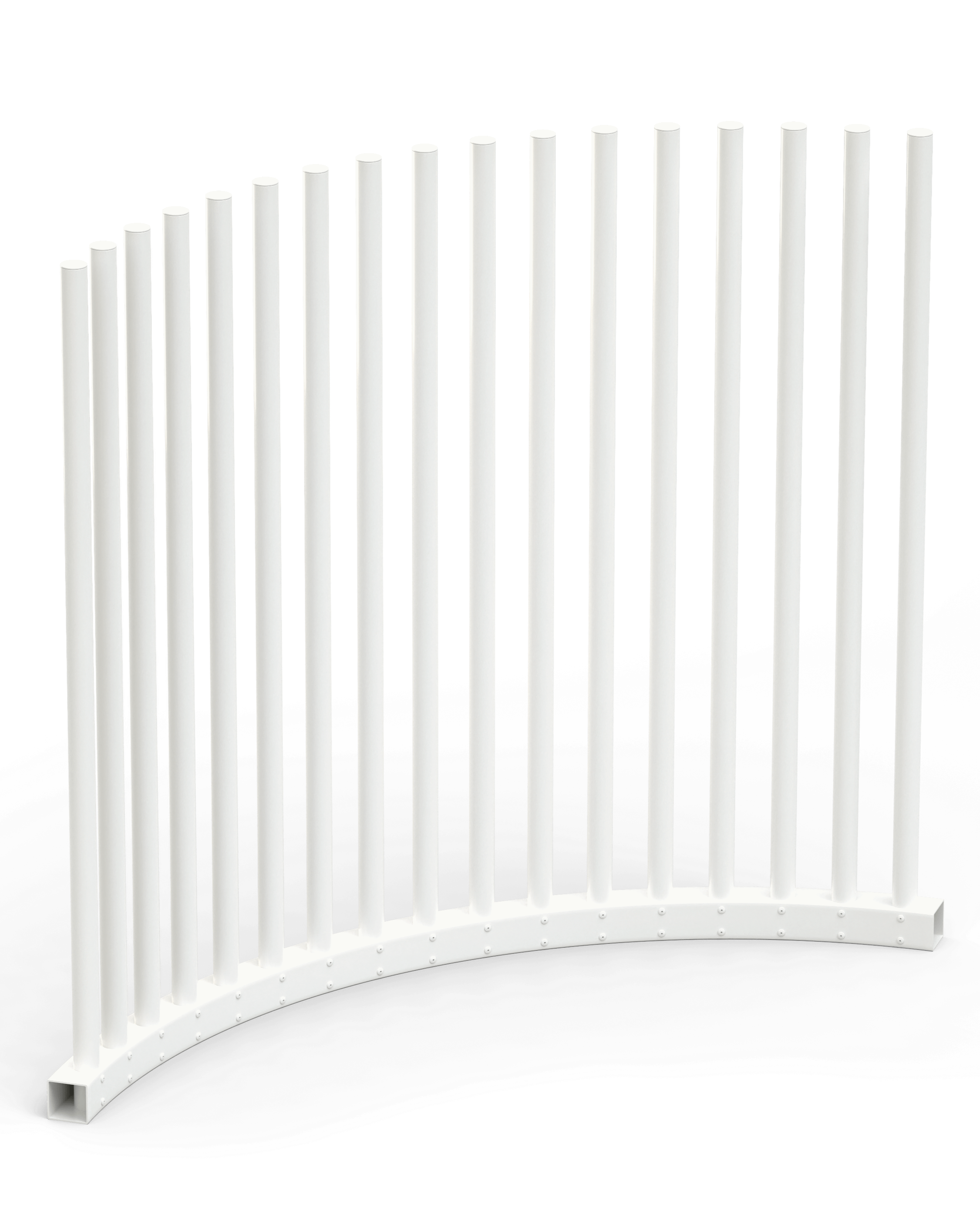 VirtklPole - DIY Circular Pole Pool Fence - Curved