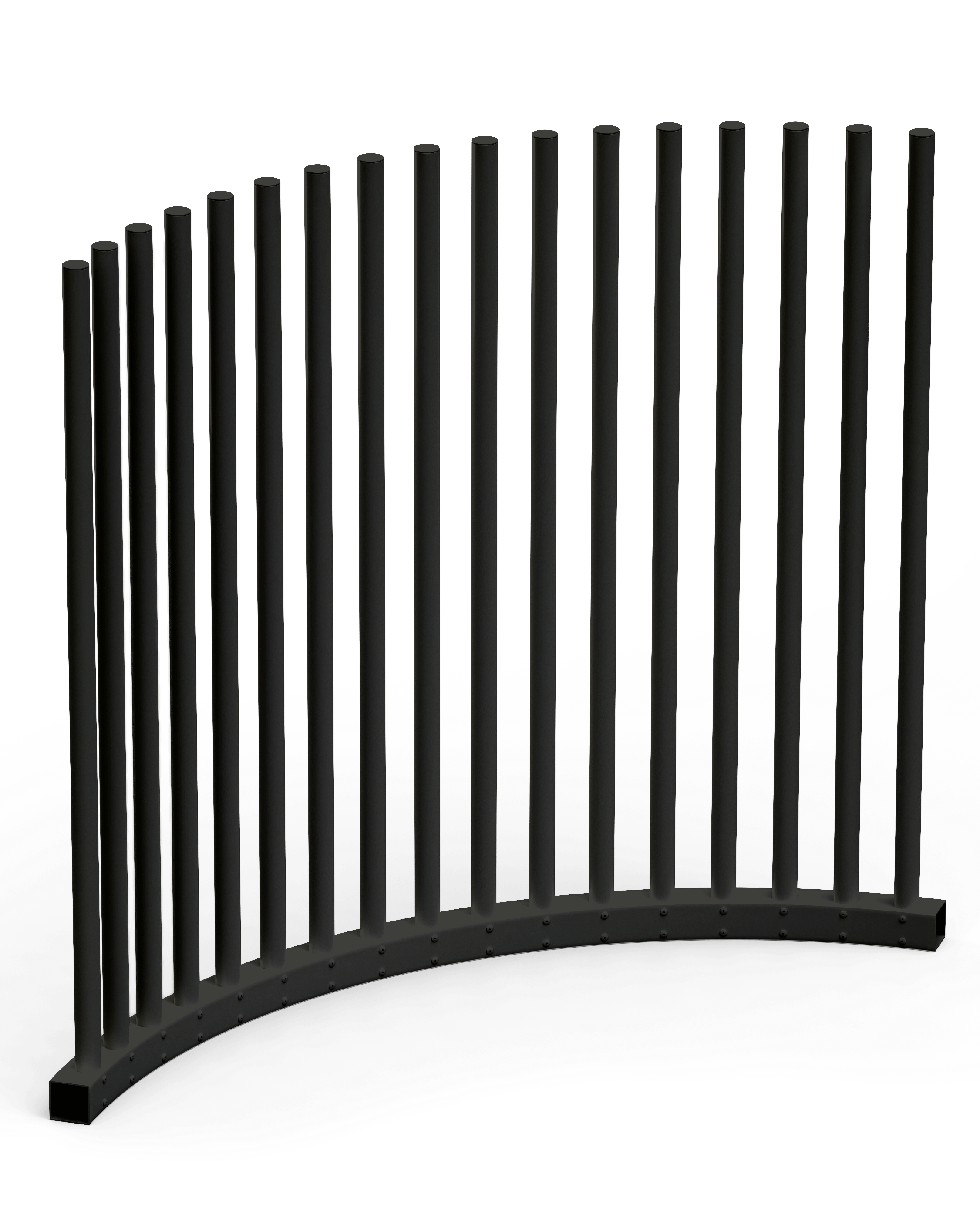 VirtklPole - DIY Circular Pole Pool Fence - Curved