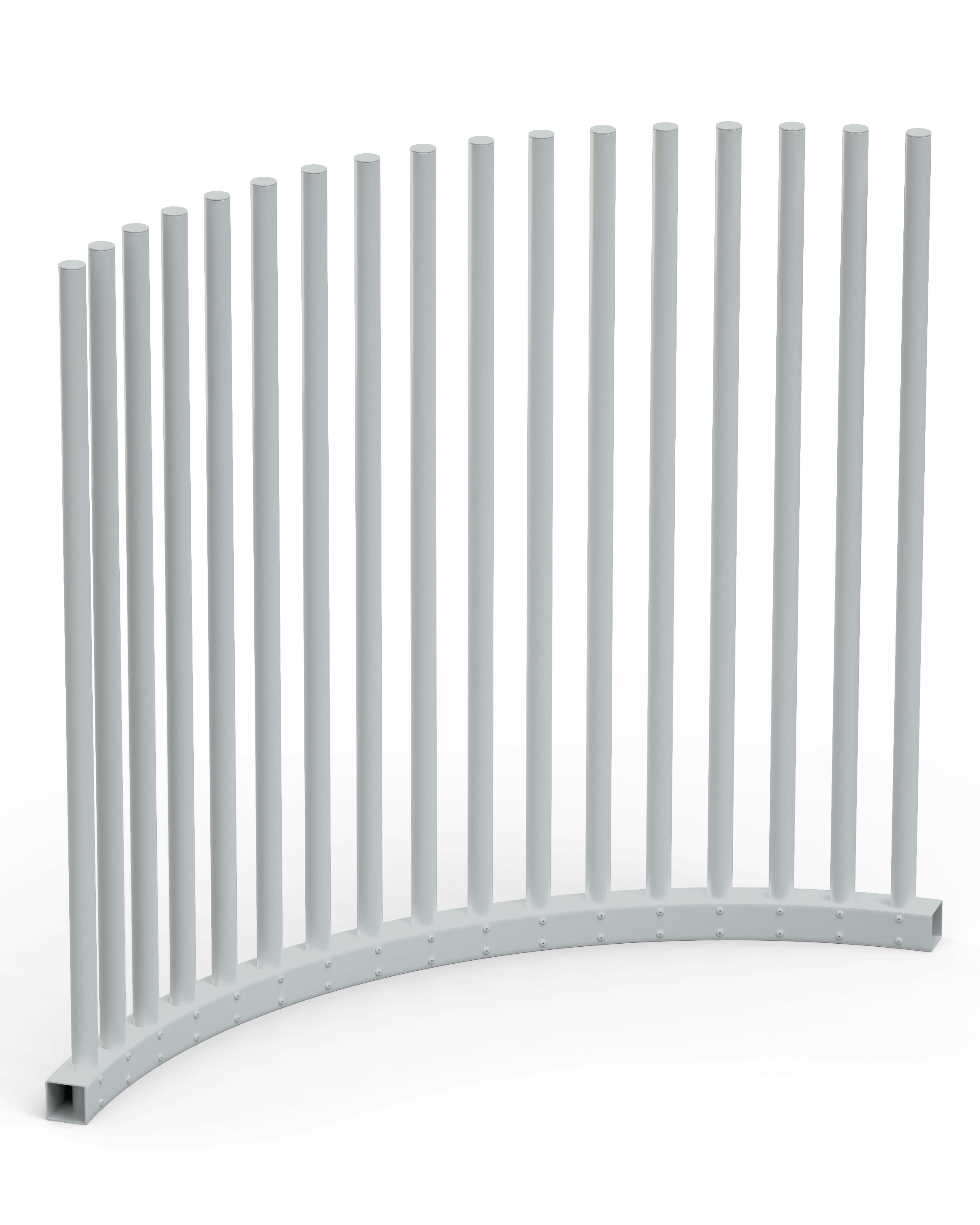 VirtklPole - DIY Circular Pole Pool Fence - Curved