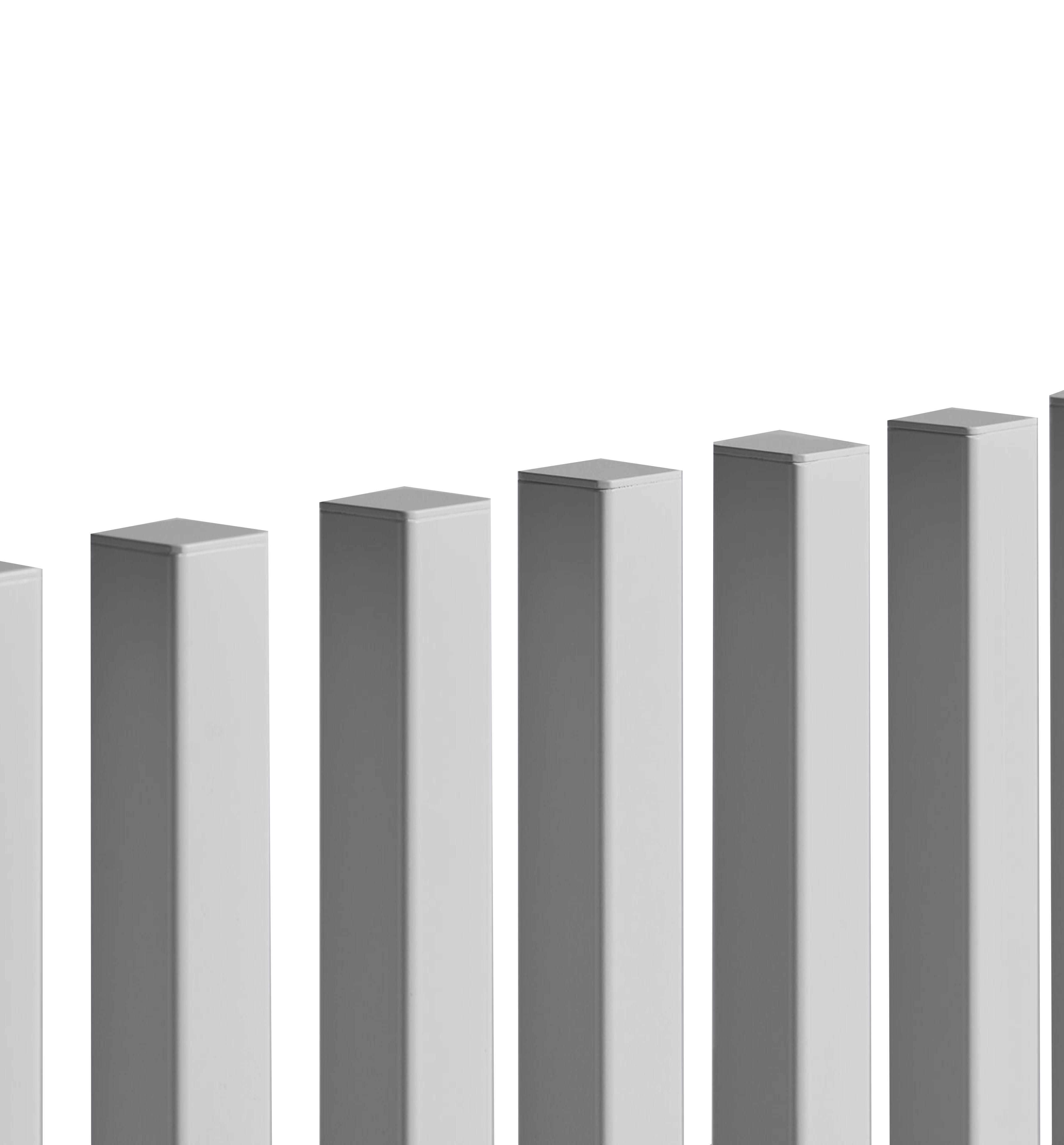 VirtklPost - Rectangular Tubular Pool Fence System - Full Width (2088mm)