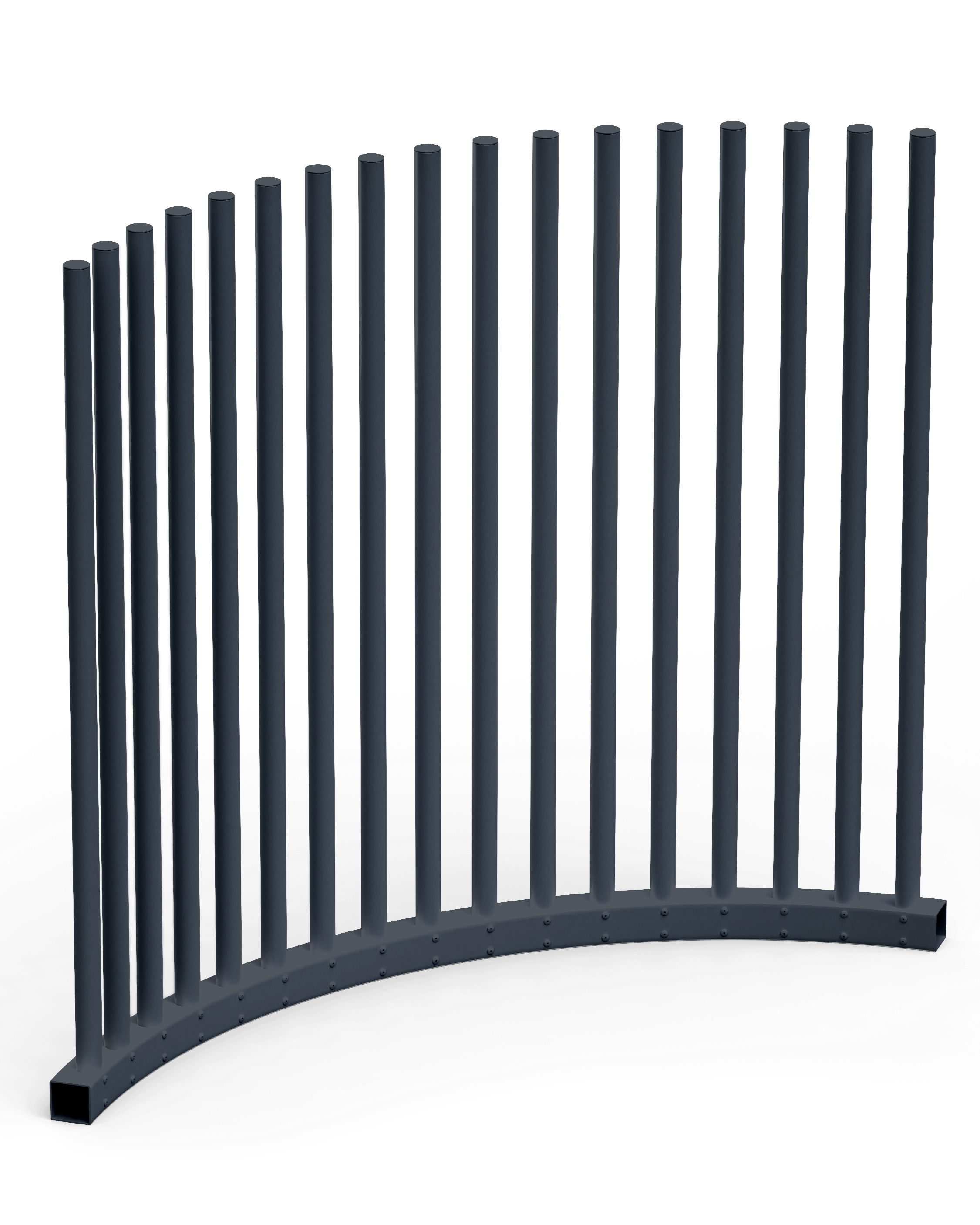 VirtklPole - DIY Circular Pole Pool Fence - Curved